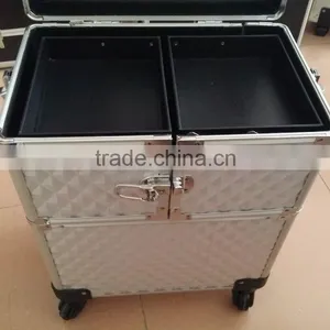 Trolley Vanity Beauty Box With 360 Degree Wheels thumbnail-3