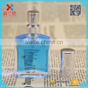 Mini Sample Perfume Glass Bottle 15ml Square Shape thumbnail-2