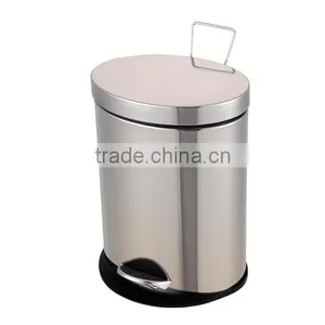 Stainless Steel Wastebin thumbnail-1