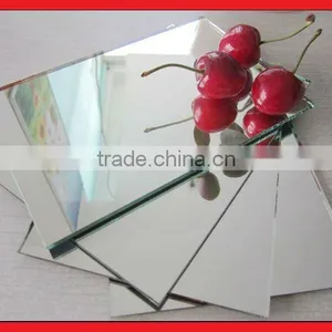 Small Square Round Mirror thumbnail-1