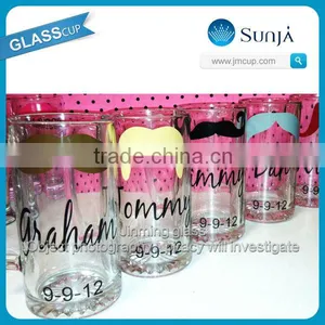 Beer Cup Custom Glass Steins Great Groomsmen Gifts Glass Mug Steins thumbnail-1