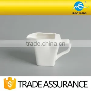 White Ceramic Drinkware Milk Creamer thumbnail-1