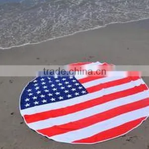 Multifunctional Roundie Beach Towel Wholesale thumbnail-2