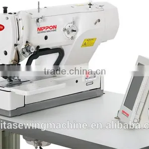 NP-1790 High-speed Computerized Straight Button Holing Industrial Sewing Machine thumbnail-1