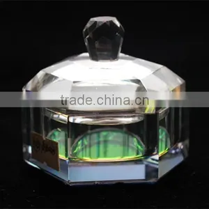 Nice Crystal Glass Candy Bowl With Lit thumbnail-3