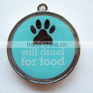 Low Price Custom Dog Tags Necklaces Newly Designing Paw Print Dog Tag High Quality Customized Dog Tags thumbnail-2