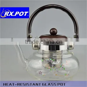Heat-resistant Brosilicate /glass Water Pot / Glass Kettle Glass Tea Maker/ Glass Teapot / With S/s Filter /s/s Infuser 800A thumbnail-1