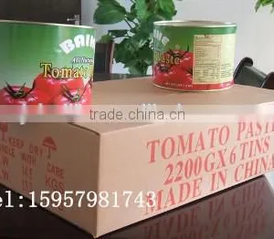 Canned Tomato Paste 800g,sweet Taste,brix28%-30%,red Colour thumbnail-6