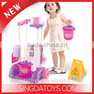 New Arriving!Children House Cleaning Trolley Kit Toy For Sale thumbnail-1
