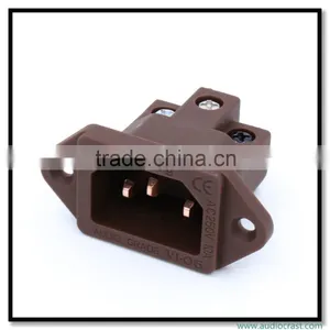OEM/ODM Pure Copper AC Power Socket Audio Grade IEC Inlet Socket thumbnail-1