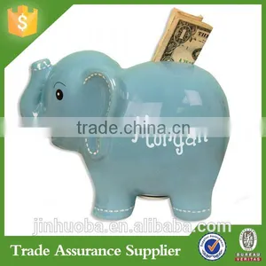 Hi-Q Customize Resin Elephant Piggy Bank Money Boxes Home Decoration thumbnail-4