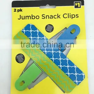 Jumbo Plastic Handy Magnetic Food Bag Clips Grip Clamp Keep Food Dry Fresh thumbnail-2