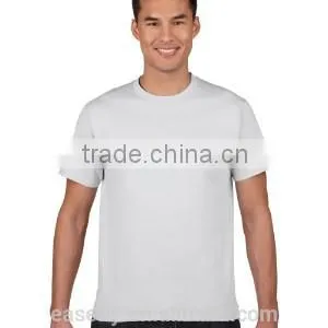White Round Neck Blank 100% Cotton T-shirt(180gsm) With Top Quality thumbnail-1