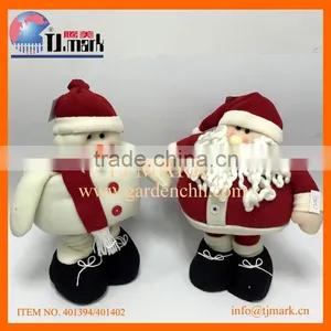 CHRISTMAS STRETCH PLUSH SANTA DOLLS thumbnail-2
