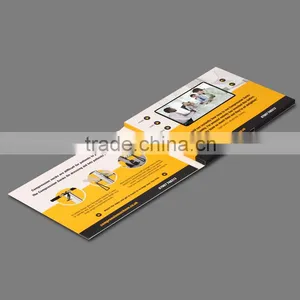 Customize Printing LCD Video Greeting Card / LCD Video Brochure Card With 5 Inch Screen thumbnail-5