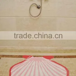 Fancy Shell Shape Anti-slip Bathroom Mat,PVC Shower Mat thumbnail-1