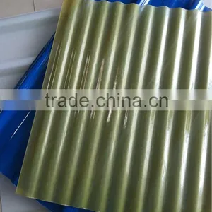 Transparent Fiberglass Corrugated Plastic Roof Tile thumbnail-1