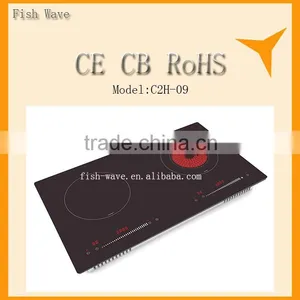 Electric Hot Plate Kitchen Equipment Two Burners Induction Heater Crystal Plate Infrared Induction Cooker Appliances 2015 thumbnail-1