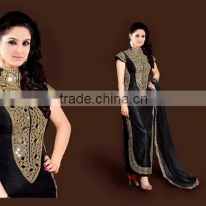 LONG GEORGETTEDESIGNER SUIT thumbnail-4