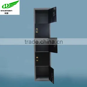 New Design High End Office Furniture, RFID LOCK 5 Tier Black Metal Locker Cabinet Quality Choice thumbnail-6