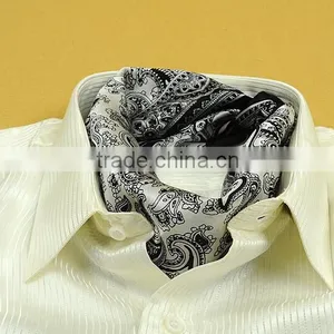 Factory Supply Luxury 100% Silk Square Scarf Men Scarves thumbnail-3