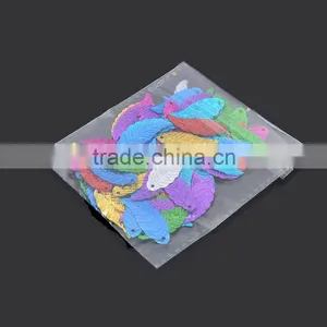 29mm PET Leaf Shape Colored Sequins thumbnail-2