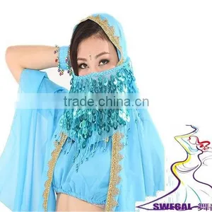 SWEGAL Wholesale Belly Dance Veil Dance Accessories for Women Use SGBDD13001 thumbnail-1