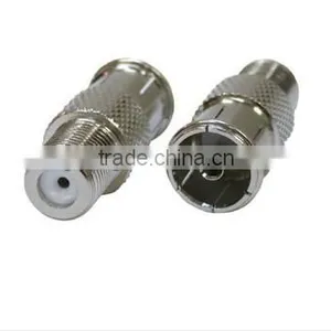 RF Antenna TV Coaxial Cable Female to F Female Jack Plug Adapter thumbnail-1