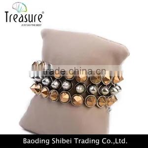 2016 Fashion New Design Alloy Concert Wide Bangle Bracelet Jewelry thumbnail-6