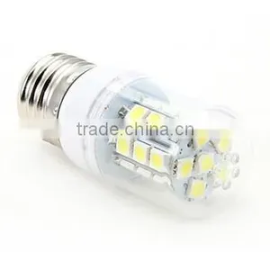 E27 12W 27x5050SMD 1050LM 5500-6500K Cool White Light LED Corn Bulb (85-265V) thumbnail-2
