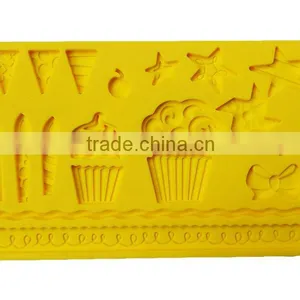 Silicone Fondant Moulds Cake Decoration Set thumbnail-1