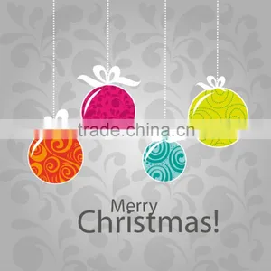 Customized Christmas Stickers Removable Static Window Sticker thumbnail-1