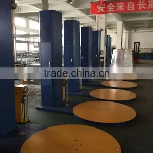 M Type Turntable Pre-stretch Pallet Wrapping Machine thumbnail-2