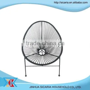 Plastic Egg Chair With Metal Frame thumbnail-1