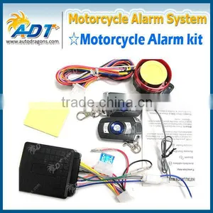 One Way Motorcycle Alarm System 9-15v Moto Security System Kit thumbnail-1