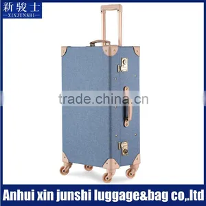 PU Lluggage And Cases Vintage Carry Bag Travel Vintage Suitcase Trolley thumbnail-1