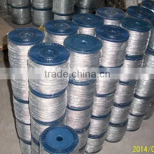 Ungalvanized and Galvanized Steel Wire Rope 6x7, 6x19, 6x37, 6x36WS, 6x12+7FC, 6x24+7FC, 8x19S, 19x7, 35Wx7,6X25FI,6X19S,6X15 thumbnail-1