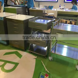 Stainless Steel Dental Cabinet With Drawers, Medical Trolley thumbnail-4