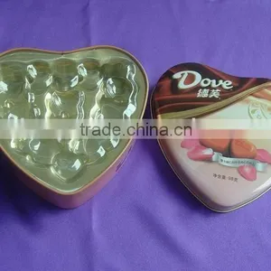 Heart-shape Chocolate Tin Can thumbnail-1