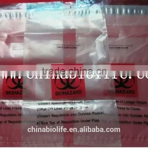 Plastic Zip-Style Biohazard Specimen Bags thumbnail-1