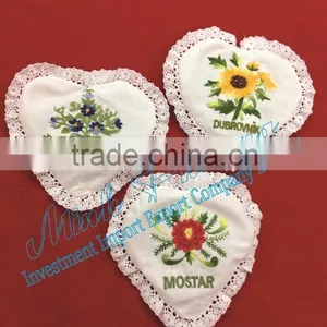 High Quality Flower Design Hand Embroidery Fragrant Bag Size 10x10cm thumbnail-4