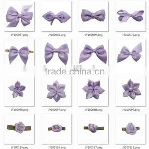 High Level Well Design Pretty Bowknot Shape Set Colorful Beads Satin Bowknot Custom thumbnail-4