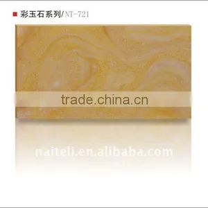 Yellow Solid Surface Artificial Stone thumbnail-1
