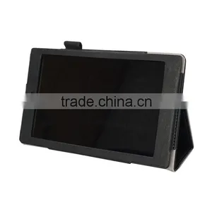 Factory Direct Pricing Cow Leather Covers Multifunctional Case for Kindle Fire HD 8(2015 Version) With Built in Stand,Hand Strap thumbnail-3