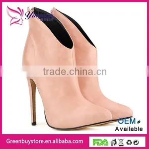 2015 High Quality Europen Style Women High Heel Boots For Autumn Winter Personality Short Boots thumbnail-1