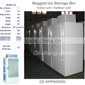 Model 300 Bagged Ice Storage Bin With Single Solid Door thumbnail-1