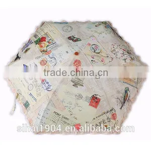 Fashional Folding Lace Umbrella thumbnail-2
