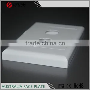 LY-FP163 3 Port RJ5 LiYuan Australia Face Plate Wall Outlet thumbnail-4