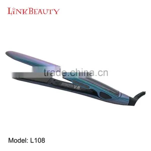 With Brush Shiny Black Plate Hair Straightener thumbnail-1