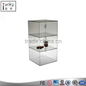 Acrylic Lucite Countertop Display Case Showcase Box Cabinet thumbnail-1